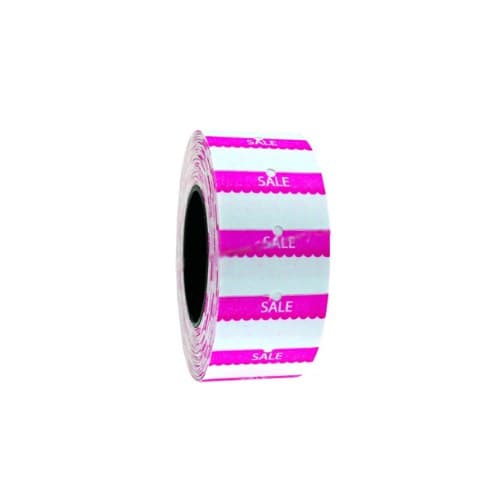 ป้ายราคา Sale สีชมพู