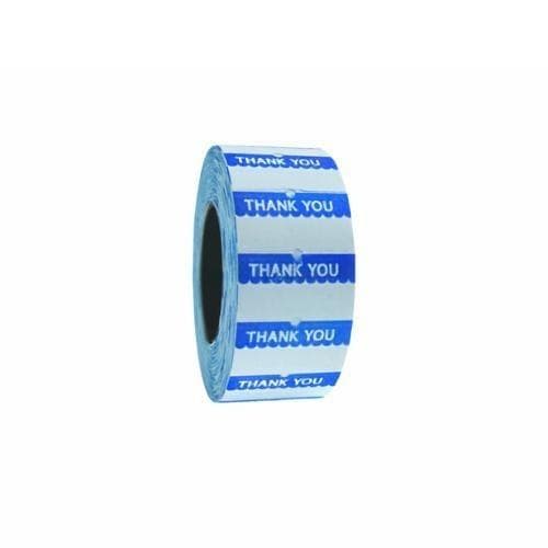 ป้ายราคา Thank You สีน้ำเงิน