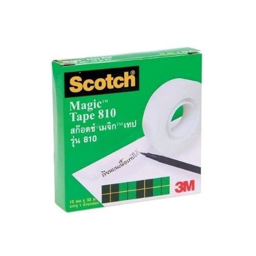 เทปขุ่น Scotch No.810 1/2 นิ้ว x 36 หลา
