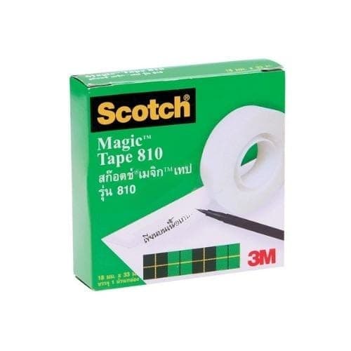 เทปขุ่น Scotch No.810 3/4 นิ้ว x 36 หลา
