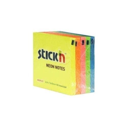 กระดาษโน้ต Stick N คละสีนีออน (3 x 3 นิ้ว)