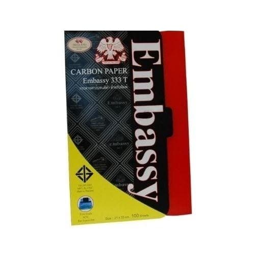 กระดาษคาร์บอน Embassy No.333 สีดำ