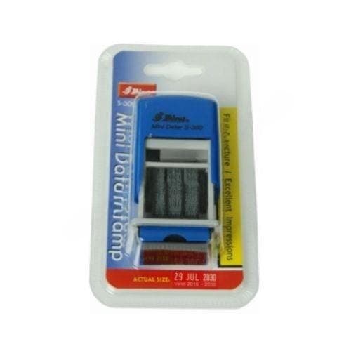 ตรายางหมึกในตัววันที่ Shiny รุ่น Mini S-300E (อังกฤษ)