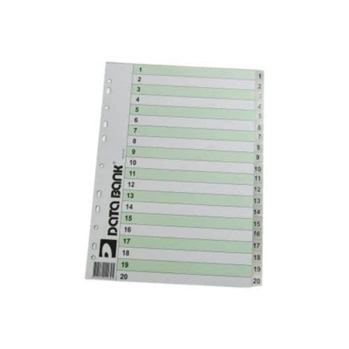 อินเด็กซ์ No.ID-20 1-20 PVC สีเทา