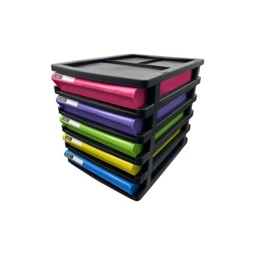 ตู้เอกสาร ORCA No.SBN-5 โครงดำ ลิ้นชักคละสี