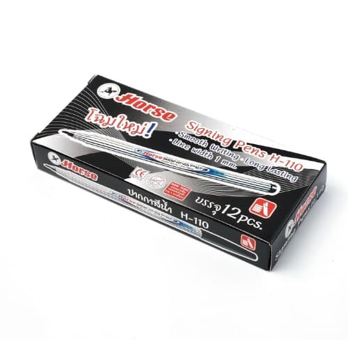 ปากกาเมจิก ตราม้า No.H-110 สีดำ
