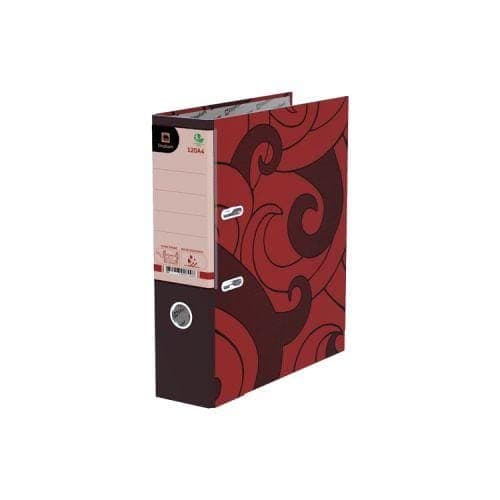 แฟ้มสันกว้าง Elephant No.120 สีแดง