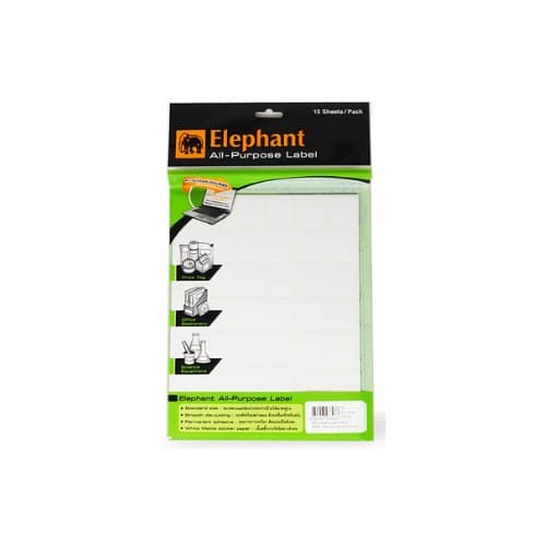 ป้ายสติกเกอร์ Elephant No.A-6