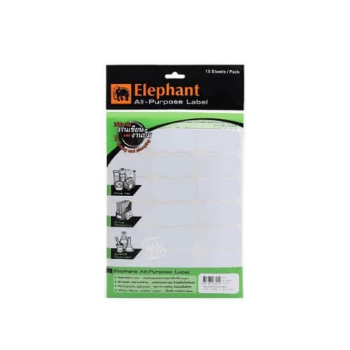 ป้ายสติกเกอร์ Elephant No.A-11