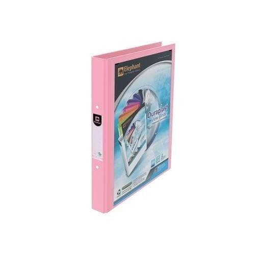แฟ้ม 2 ห่วง Elephant No.221VB สีชมพูพาสเทล (พีช)
