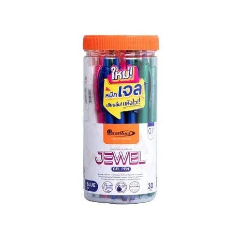 ปากกาเจล Quantum Jewel สีน้ำเงิน