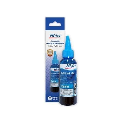 น้ำหมึกเติม Hi-jet สำหรับ Brother No.WBHBC 100 ml. สีน้ำเงิน