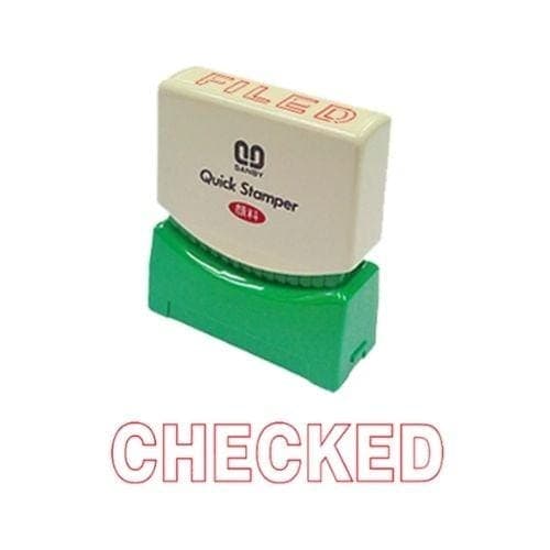 ตรายางหมึกในตัว Sunby No.C-8 CHECKED