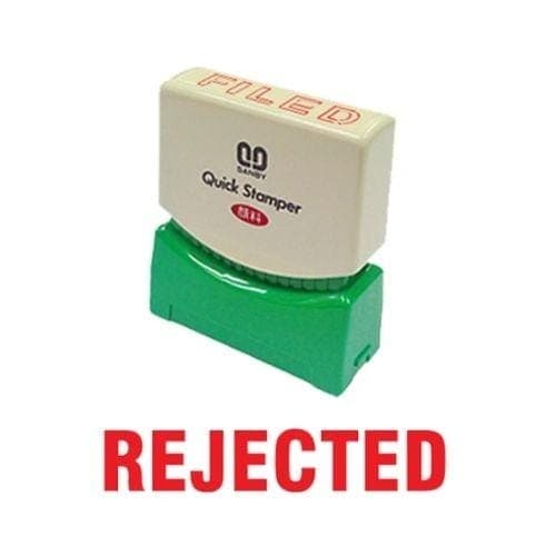 ตรายางหมึกในตัว Sunby No.R-4 REJECTED