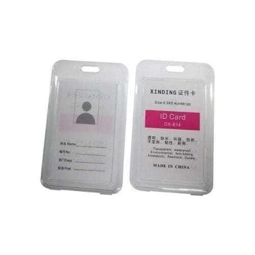 กรอบพลาสติกใส่บัตร No.DX-814 สีขาว