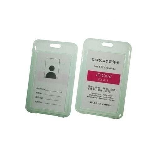 กรอบพลาสติกใส่บัตร No.DX-814 สีเขียว