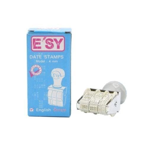 ตรายางวันที่ E'sy ภาษาอังกฤษ