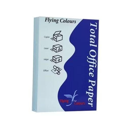 กระดาษถ่ายเอกสารสี Flying No.8 สีฟ้าอ่อน 80G