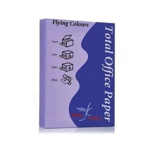 กระดาษถ่ายเอกสารสี Flying No.19 สีม่วงเข้ม