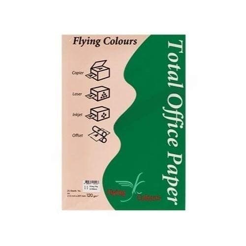 กระดาษถ่ายเอกสารสี Flying No.11 สีส้มอ่อน 120G