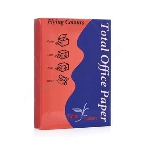 กระดาษถ่ายเอกสารสี Flying No.23 สีส้มเข้ม