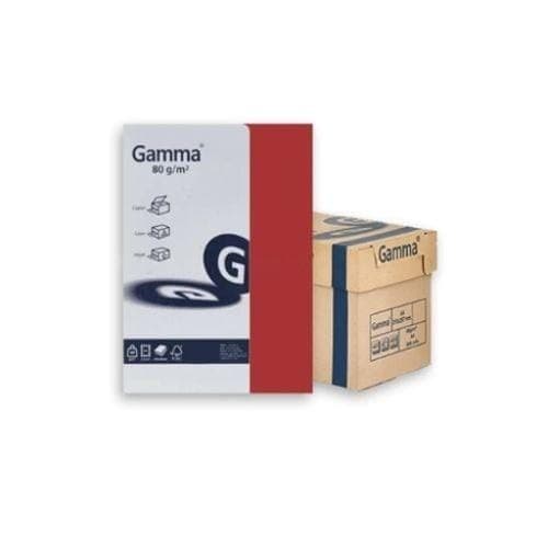 กระดาษถ่ายเอกสารสี GAMMA No.310 สีแดง