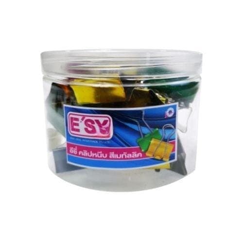 คลิปหนีบสีเมทัลลิค E'sy No.110
