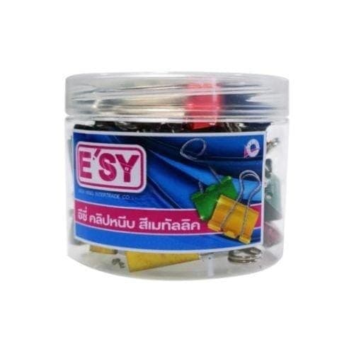 คลิปหนีบสีเมทัลลิค E'sy No.112