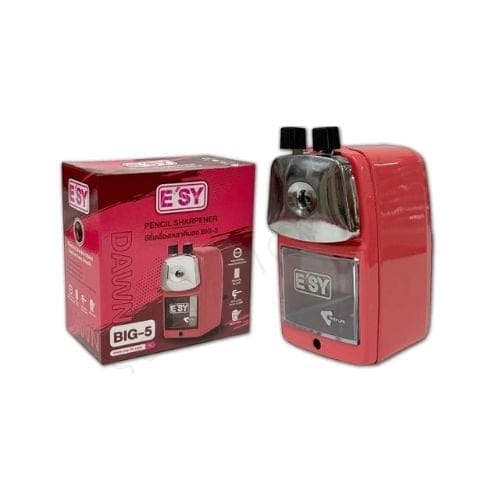 เครื่องเหลาดินสอ E'sy No.BIG-5 สีแดง