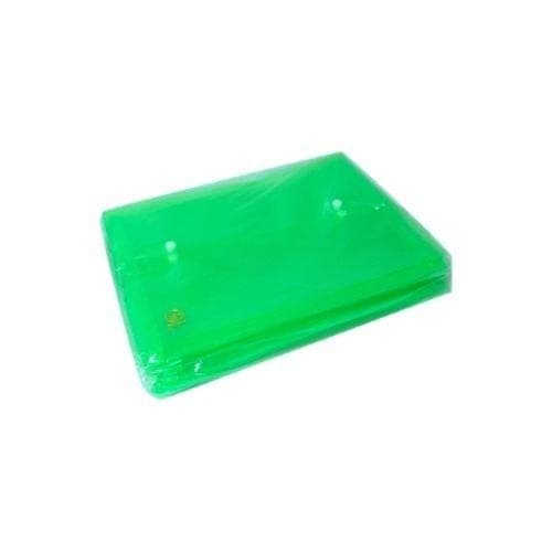 แฟ้มซองกระดุม No.SK.165 สีเขียว (A4)