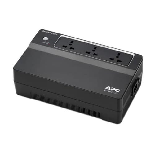 เครื่องสำรองไฟ APC Back-UPS 625VA/325W, 230V, AVR, Floor, Universal Sockets รุ่น BX625CI-MS