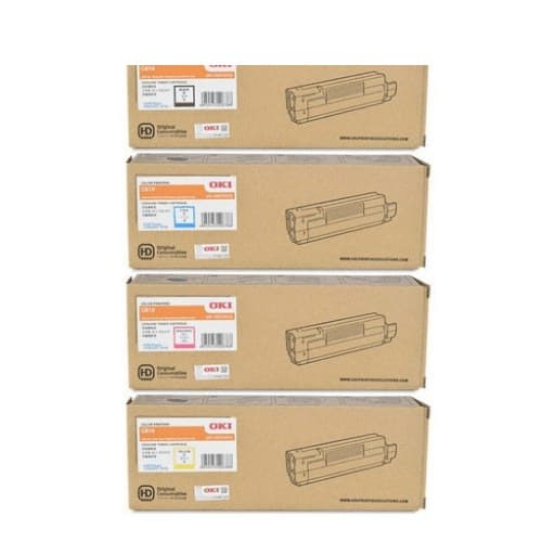 หมึกโทนเนอร์เลเซอร์ OKI C610 BK / C / M / Y