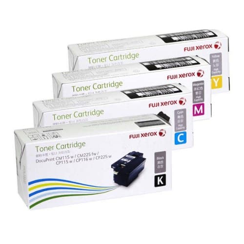 หมึกโทนเนอร์เลเซอร์ FUJIFILM CT202264 BK /  CT202265 C / CT202266 M / CT202267 Y