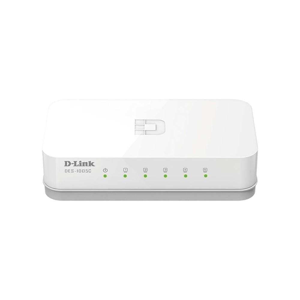 D-LINK รุ่น DES-1005C 5-Port 10/100 Mbps Unmanaged Switch