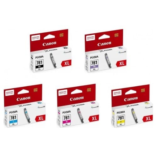 CANON CLI-781XL BK XL C XL M XL Y XL PB
