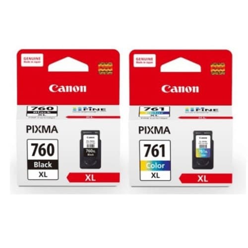 หมึกอิงค์เจ็ท CANON PG-760XL BK / CL-761XL CL