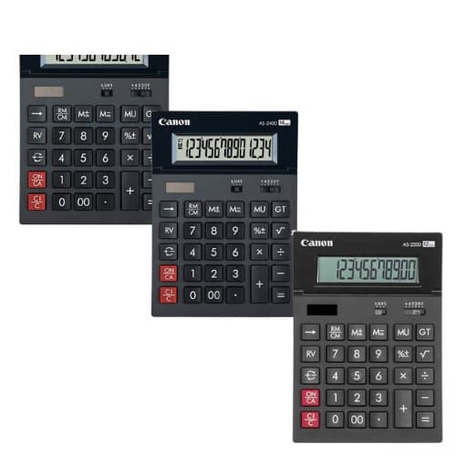 เครื่องคิดเลข CANON AS-2200 / AS-2400 / AS-2600