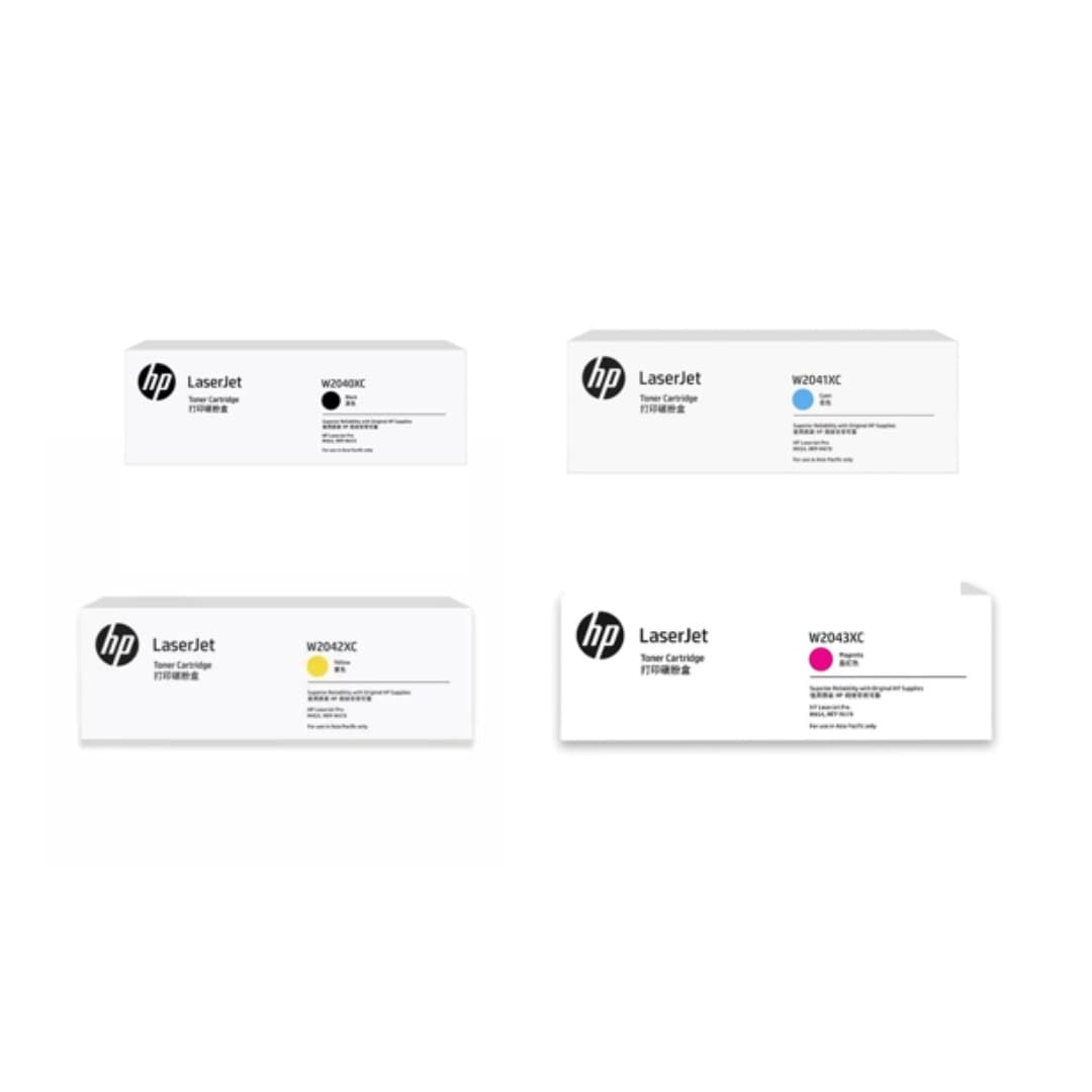 หมึกโทนเนอร์เลเซอร์ HP W2040XC BK / W2041XC C / W2042XC Y / W2043XC M