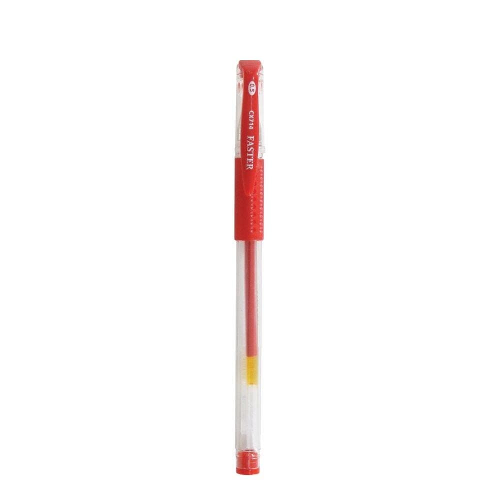 ปากกาเจล ฟาสเตอร์ No.CX714 0.5 สีแดง