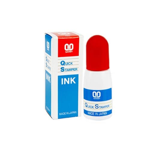 หมึกเติมตรายาง ซันบี้ 10 ซีซี สีแดง