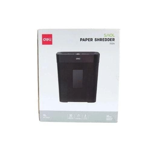 เครื่องทำลายเอกสารไฟฟ้า Deli 15L DL-T024