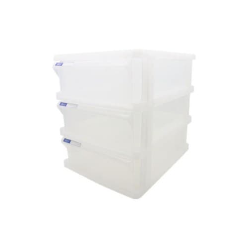 ตู้เอกสาร ORCA No.SCB-3BB โครงขาว ลิ้นชักสีขาวขุ่น