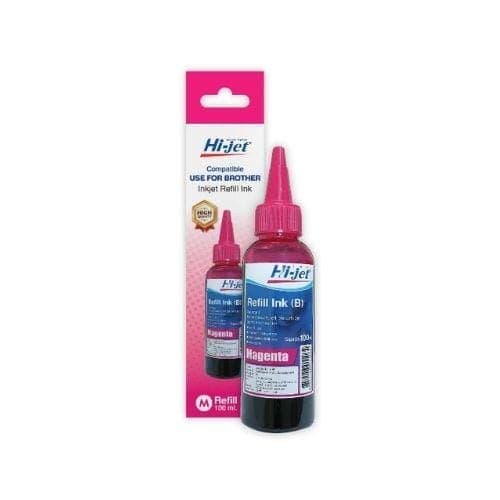 น้ำหมึกเติม Hi-jet สำหรับ Brother No.WBHBM 100 ml. สีแดง