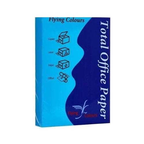 กระดาษถ่ายเอกสารสี Flying No.20 สีฟ้าน้ำทะเล