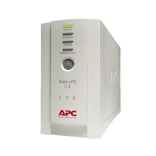 เครื่องสำรองไฟ APC Back-UPS CS 500VA/300W, 230V รุ่น APC-BK500EI